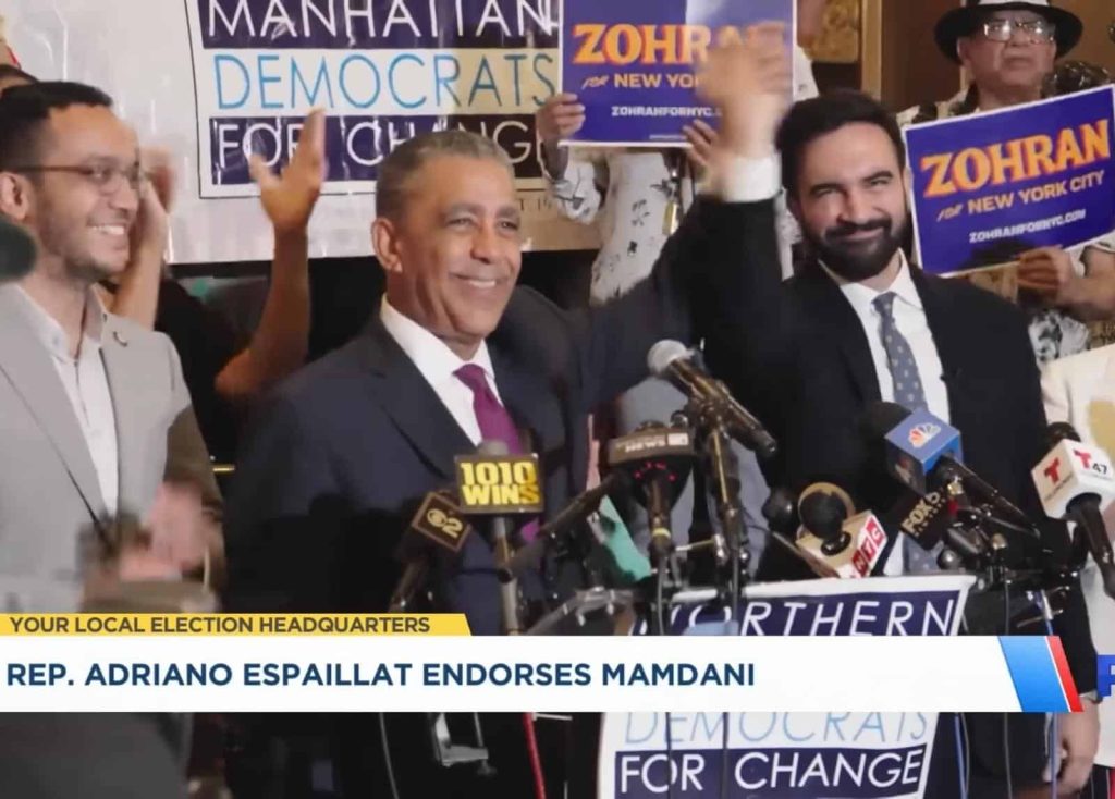Mamdani respalda rival de Espaillat: giro que mira la diáspora en Nueva York