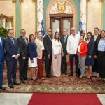 Autoridades durante la juramentación del Comité Dominicano de Salud Mental Penitenciaria.