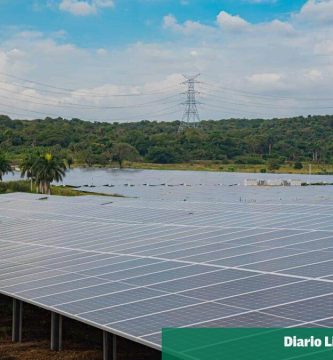 Paneles solares instalados para producir electricidad con fuente renovable.