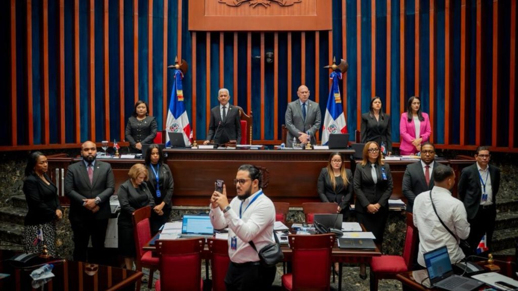 Sesión del Senado donde fue aprobada en segunda lectura la modificación a la Ley de Partidos.