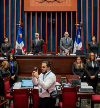 Sesión del Senado donde fue aprobada en segunda lectura la modificación a la Ley de Partidos.