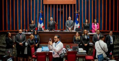 Sesión del Senado donde fue aprobada en segunda lectura la modificación a la Ley de Partidos.