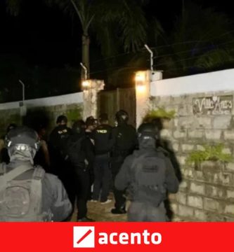 Allanamiento ejecutado en Santiago durante la Operación XL526 del Ministerio Público.